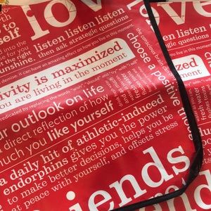 2 Large Lulu Lemon Shopping Bags (Never Used)